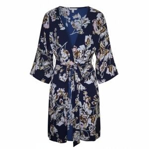 NWT Darn Good Yarn Karabi Chic Floral Robe